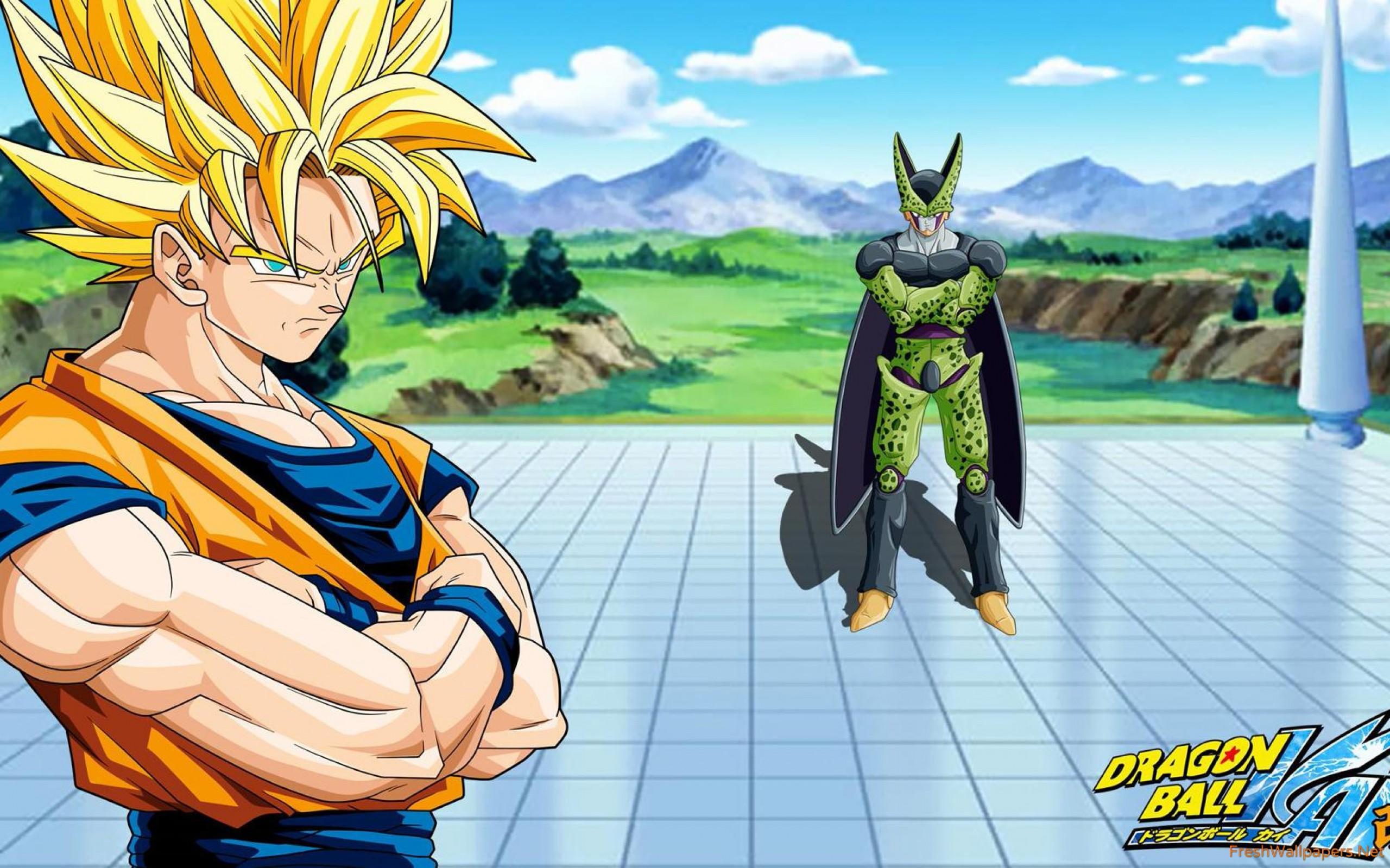 Goku Cell Ball Z Kai wallpaper
