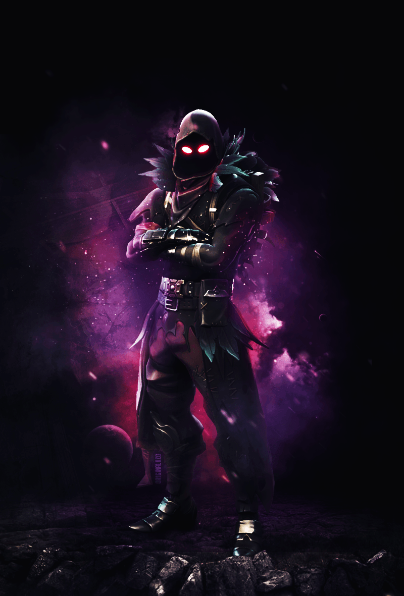 Free download Fortnite Raven Epic Games Wallpaper for Phone and HD