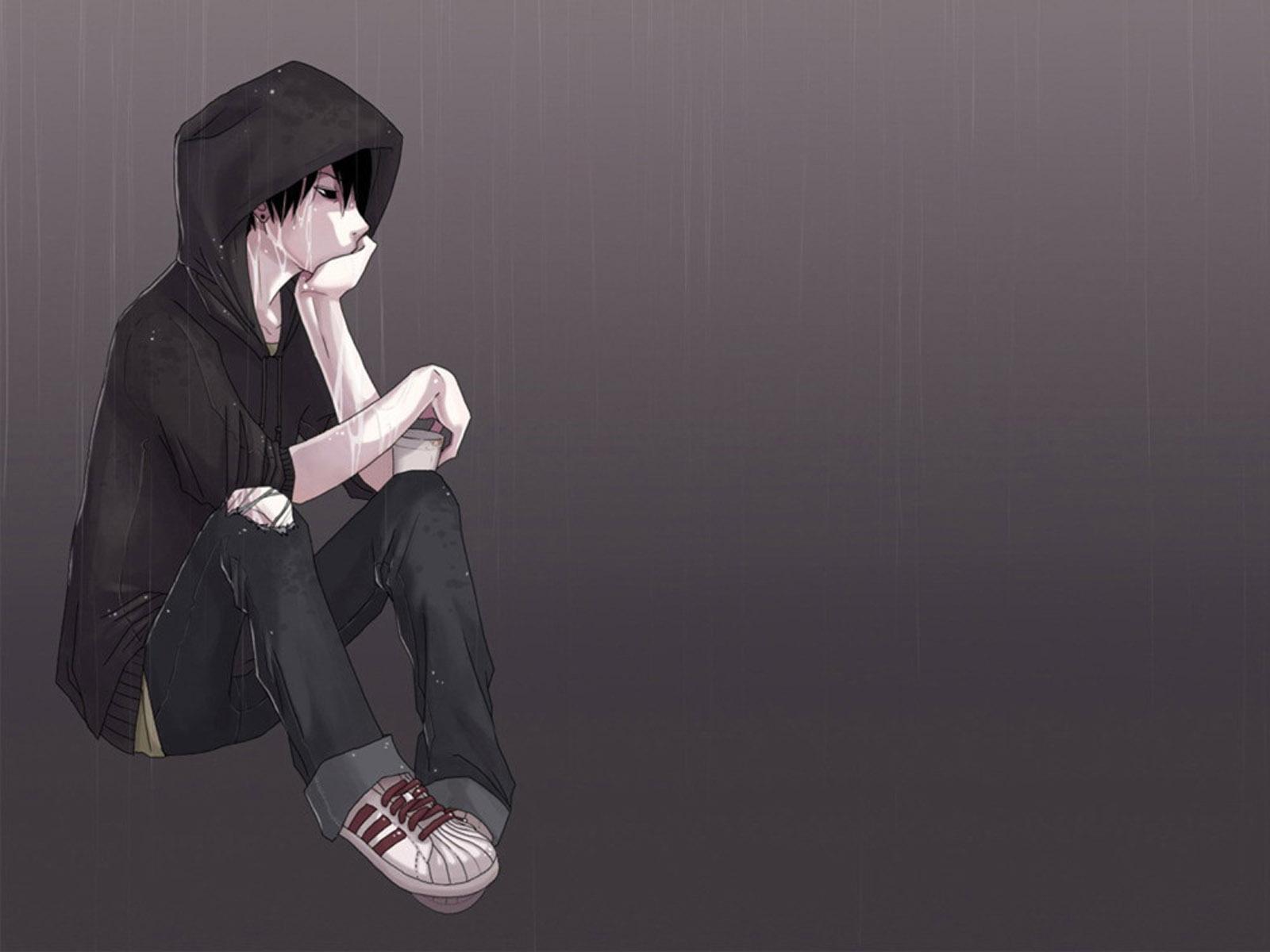 Alone Anime Boy Wallpapers Wallpaper Cave