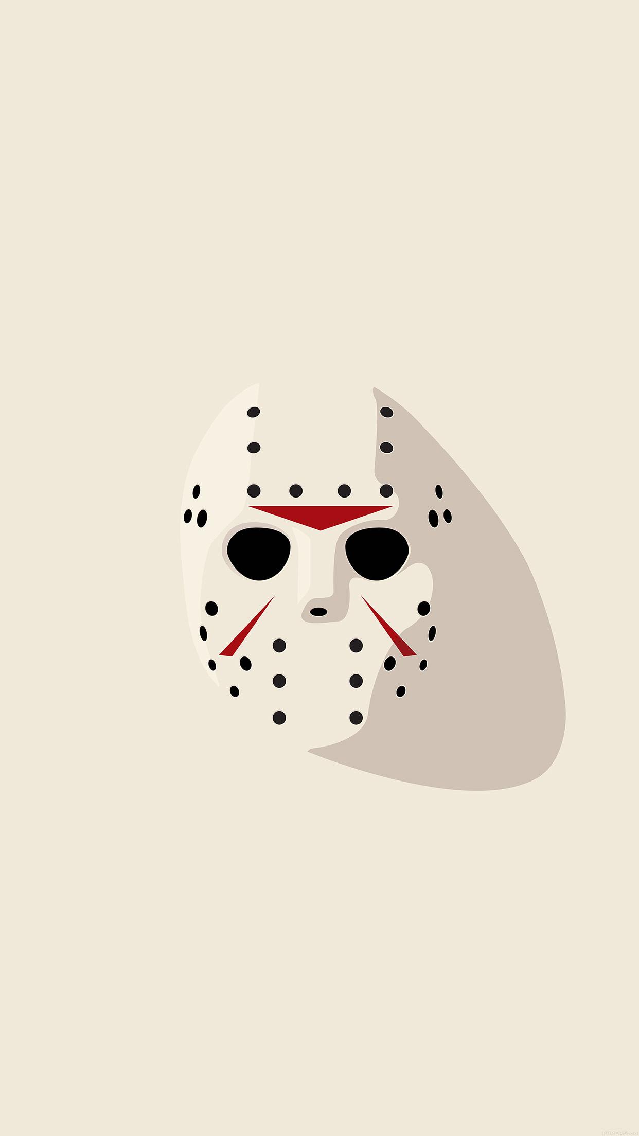 iPhone7papers mask illust art minimal simple