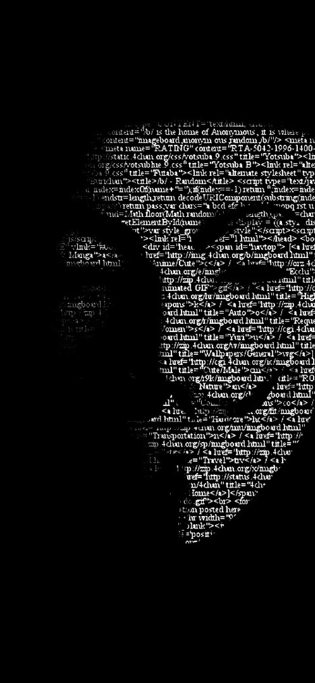 Anonymous Mask 1080x2340 Resolution Wallpaper, HD