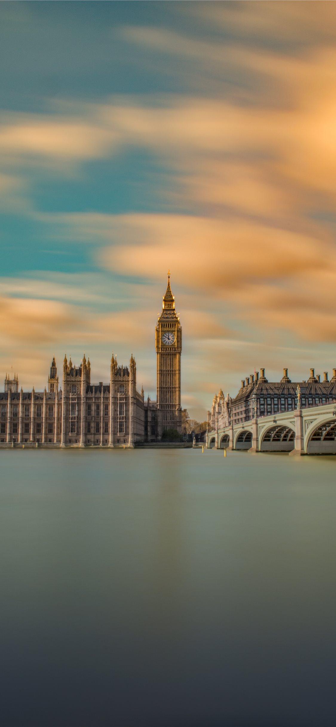 London Time Long Exposure Iphone 8 Wallpapers
