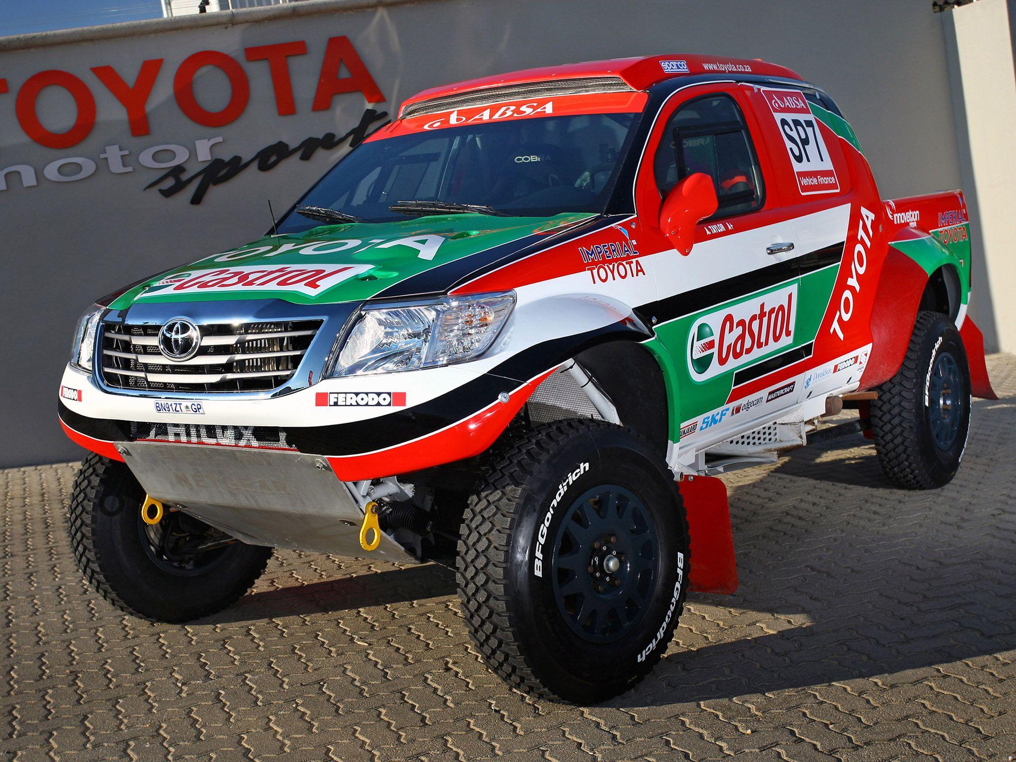 Toyota Hilux Rally cars. Toyota hilux, Toyota, Rally car