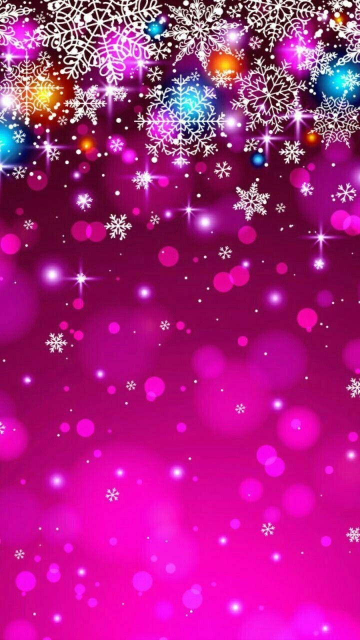 Winter pink wallper. Christmas phone wallpaper, iPhone wallpaper