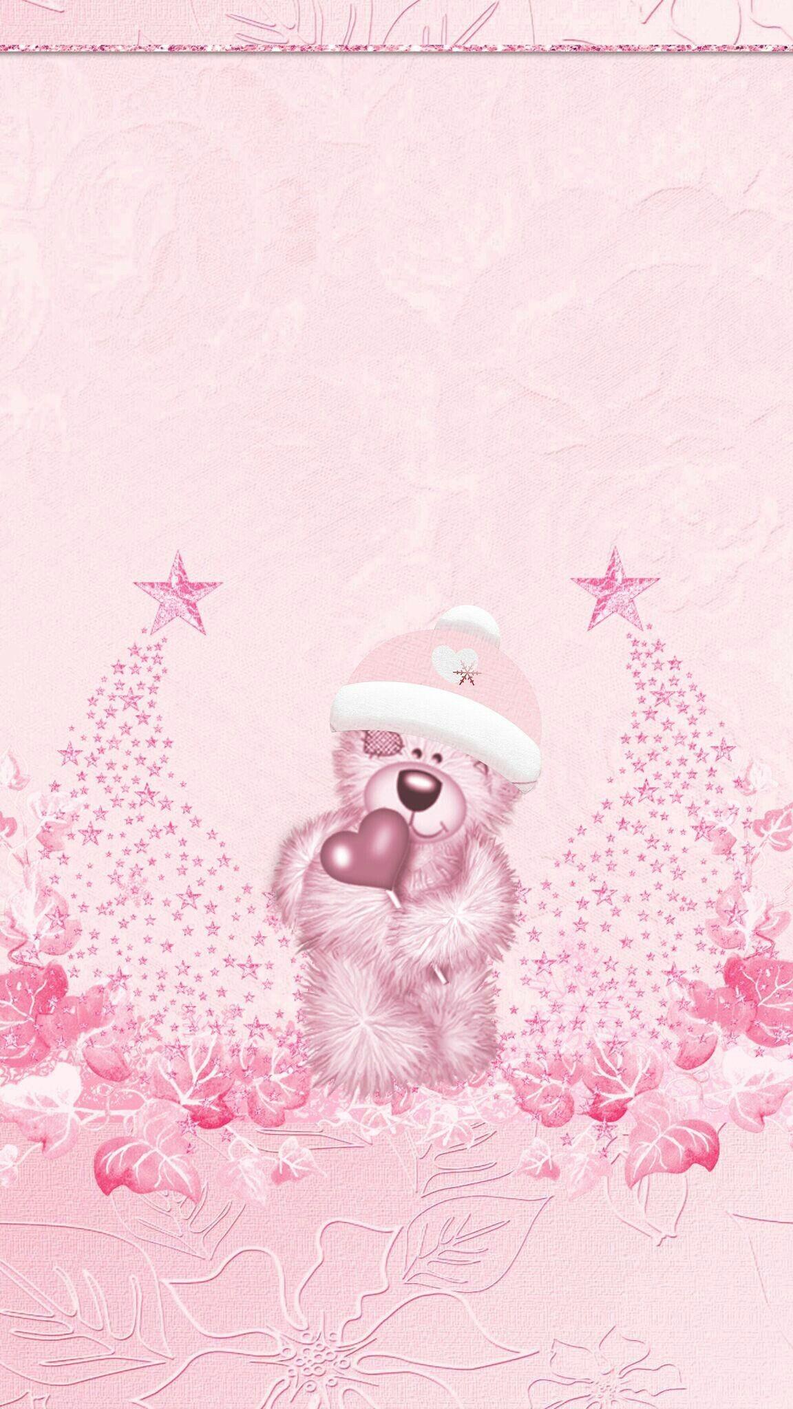 Pink Christmas Wallpaper