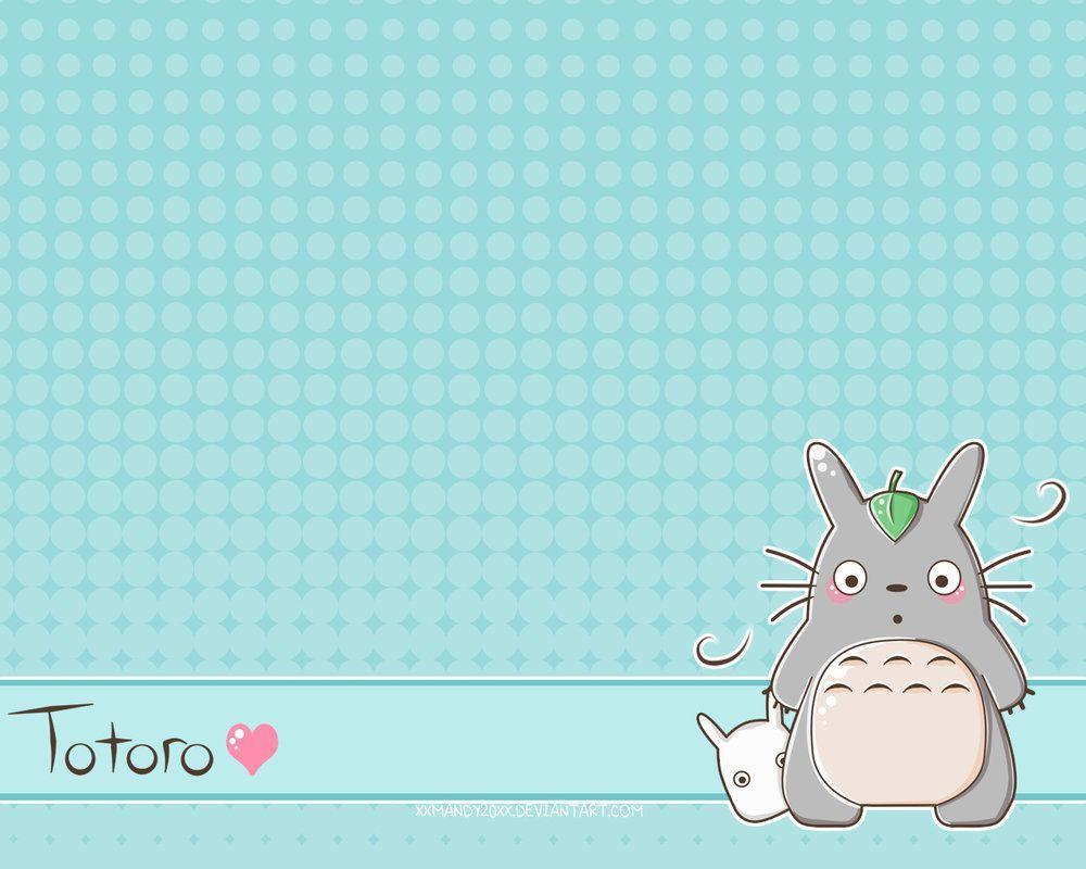Totoro Design Wallpaper