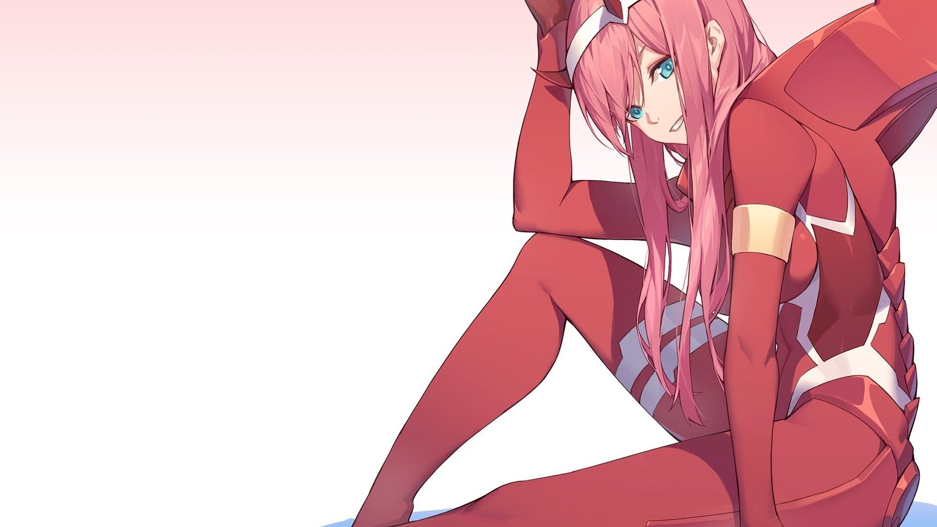 Download 1920x1080 Darling In The Franxx, Zero Two, Pink Hair
