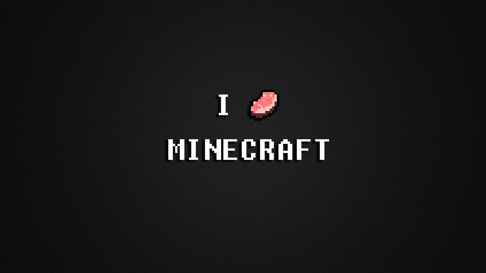 Free download Love Minecraft Minimalist HD Desktop Wallpaper
