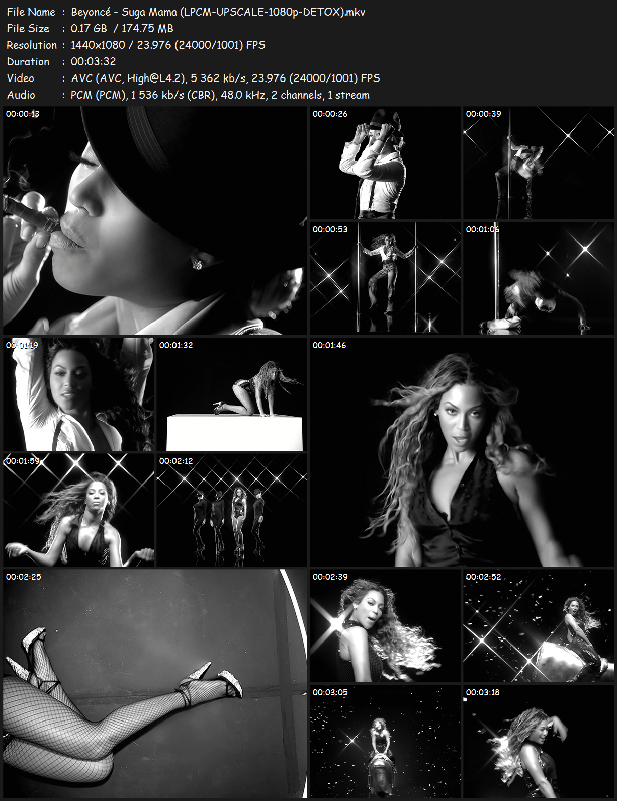 Beyoncé Mama (LPCM UPSCALE 1080p DETOX)