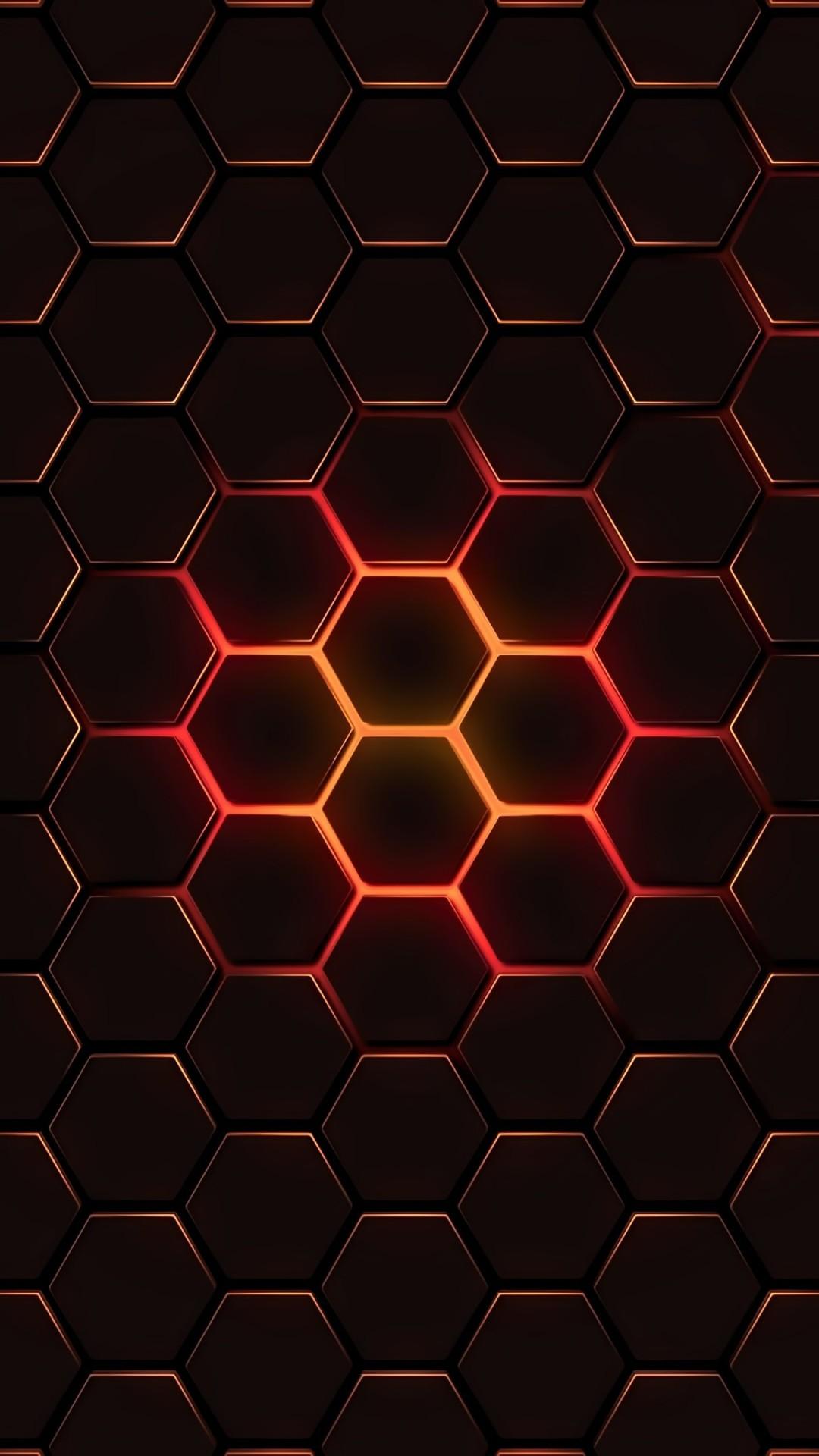 Hexagon Geometry 4k iPhone 6s, 6 Plus, Pixel xl , One