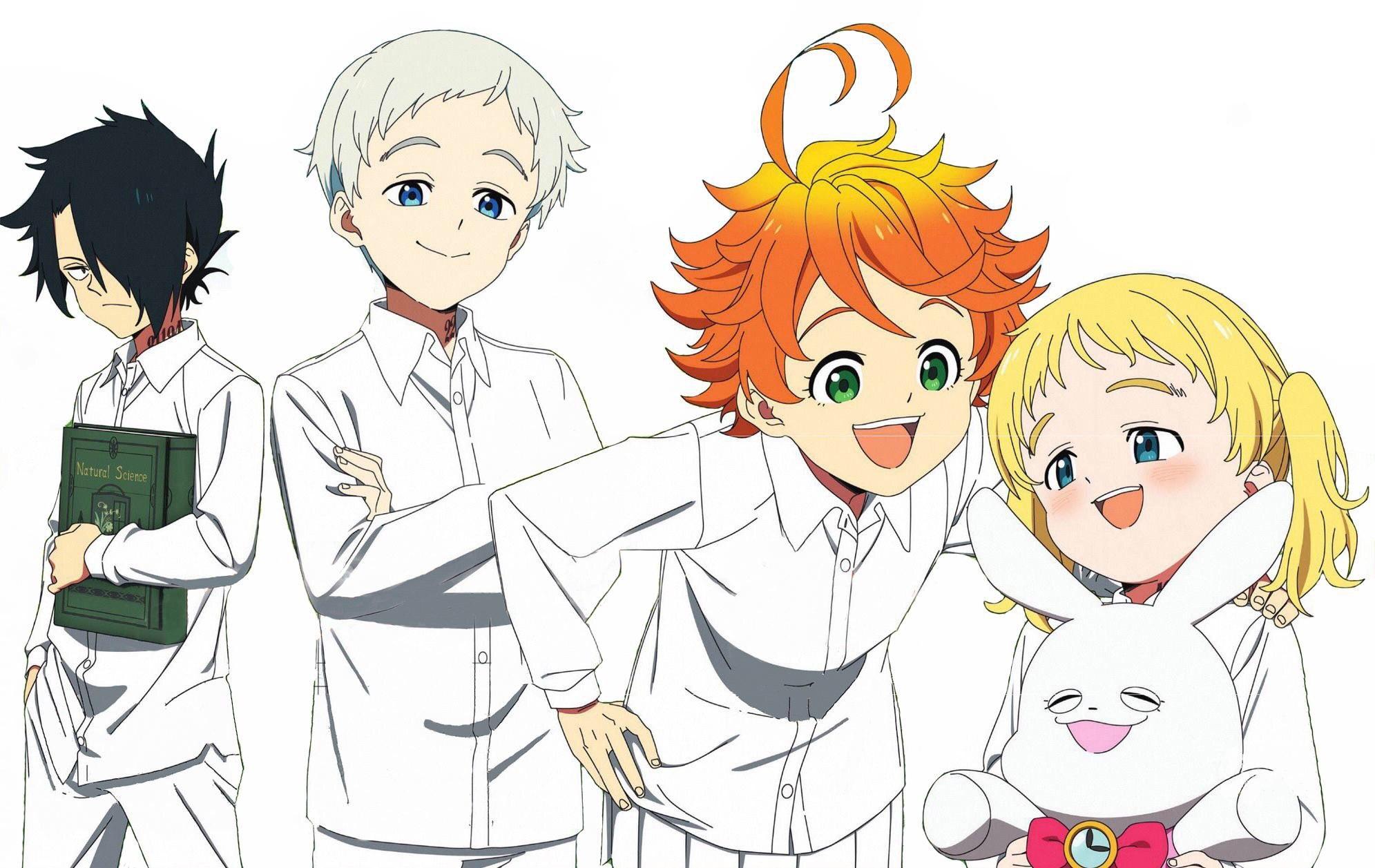 The Promised Neverland Emma Ray Norman HD 4K Wallpaper #5.2994