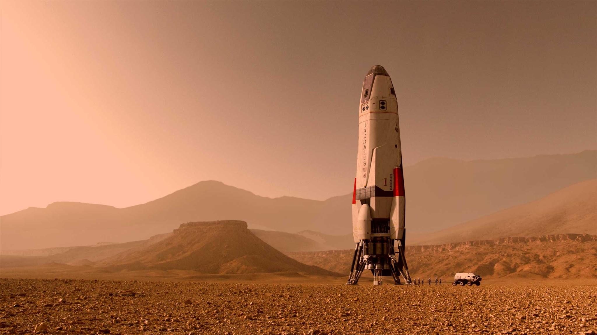 HD image from NatGeo's Mars TV series