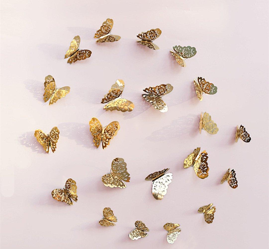 DIY PVC Sticker Wallpaper Decals, Stillshine stereo mirror