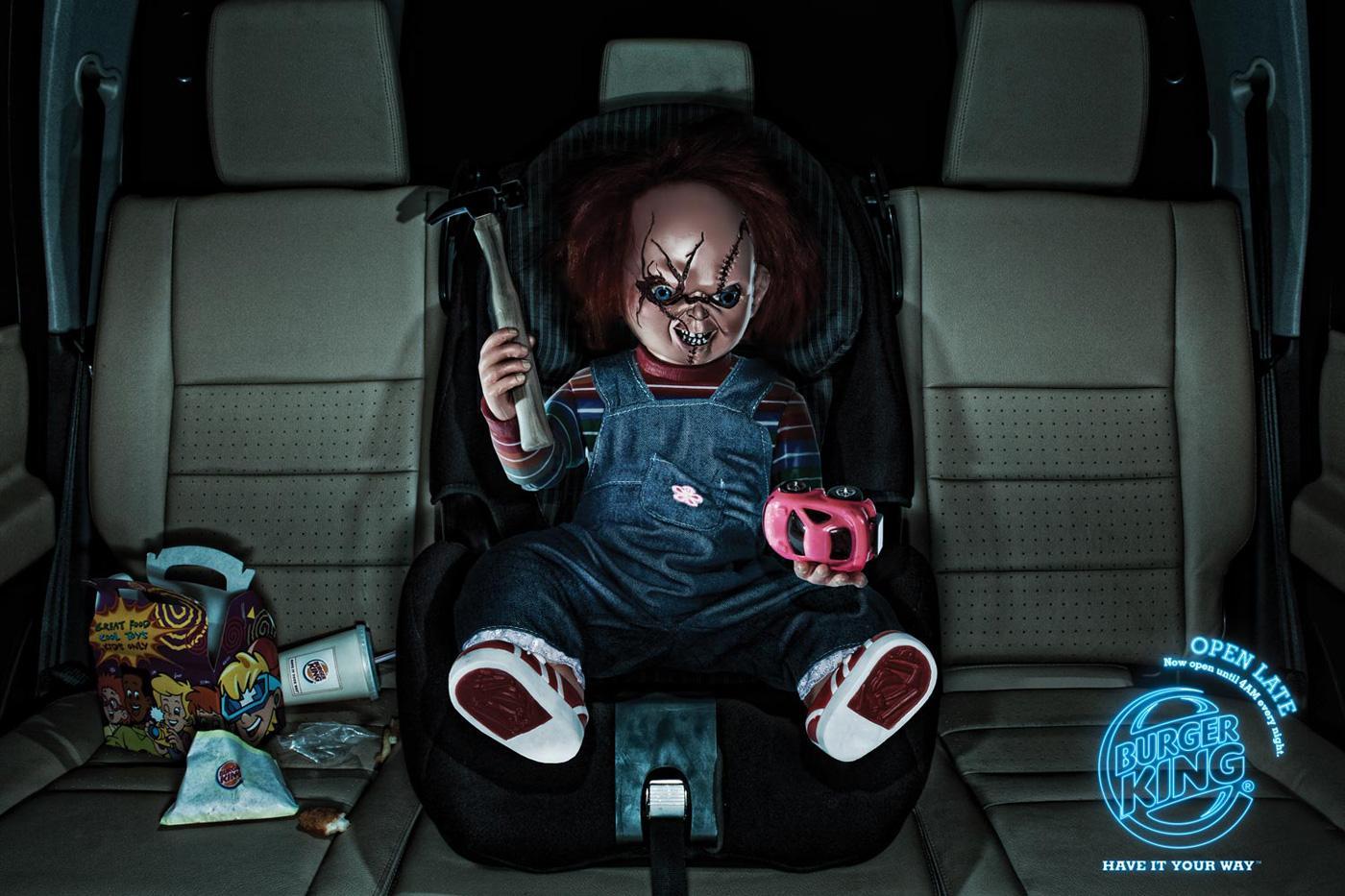 Burger King Print Advert By Tonic: Chucky. Ads of the World™