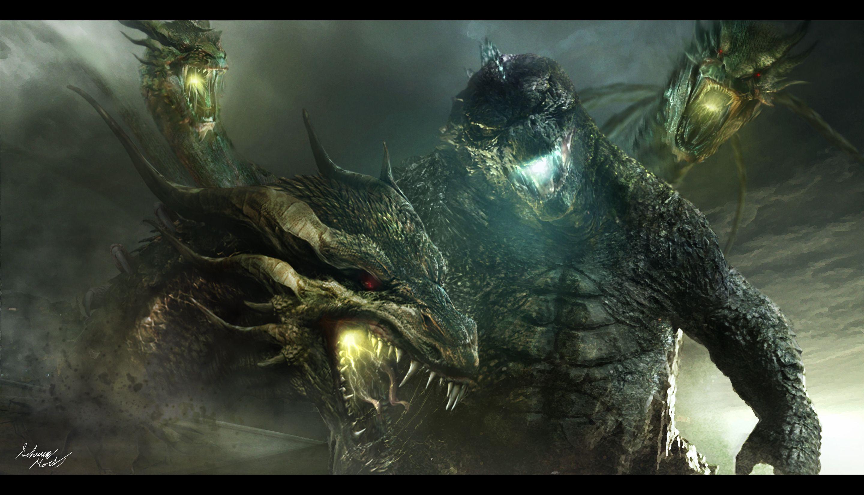 Godzila King of Monsters 3D Wallpaper