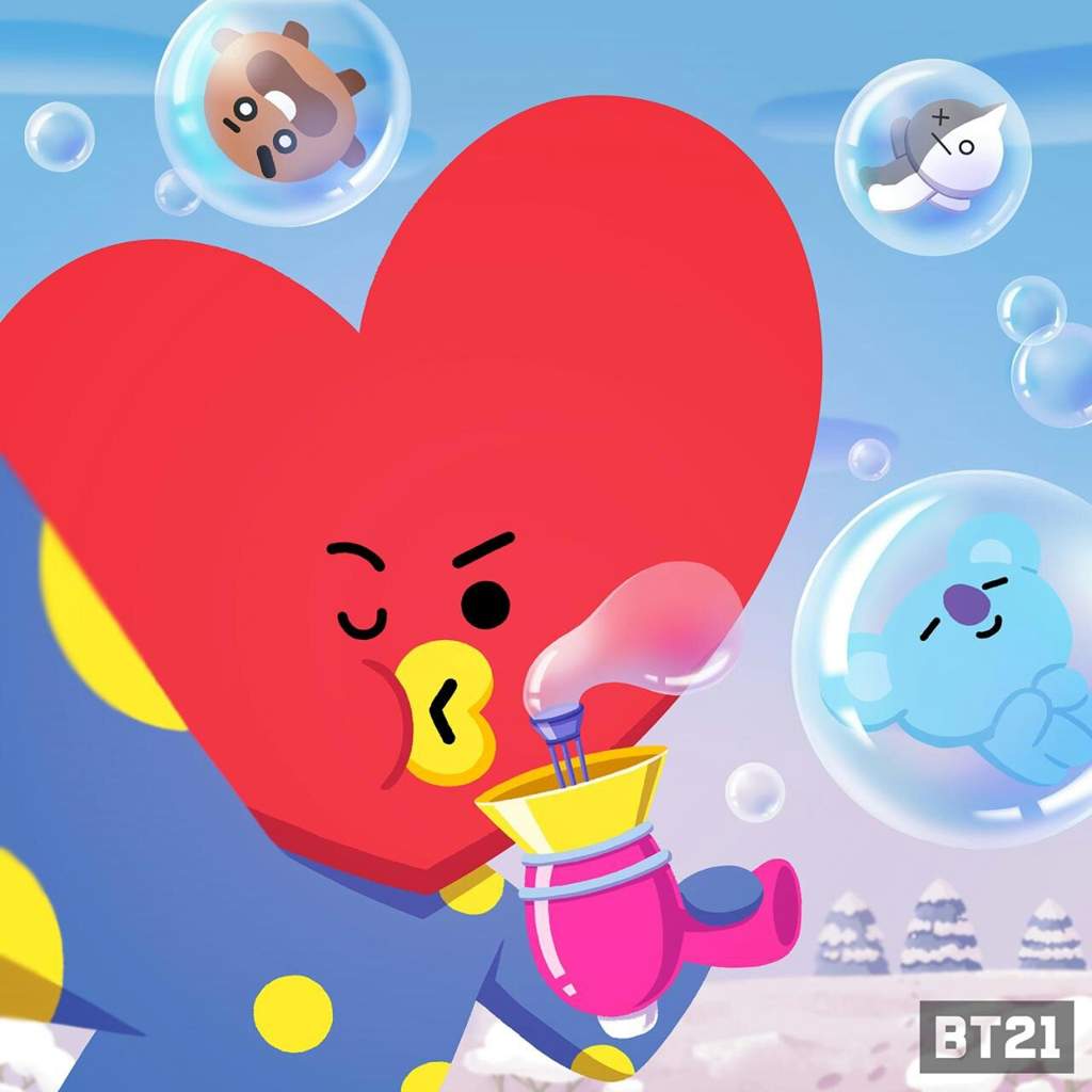 bt21 valentines day plush