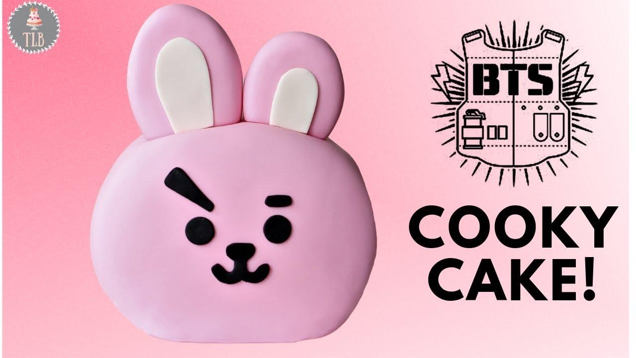 BT21 Cooky Cake!. BTS Cake Collab