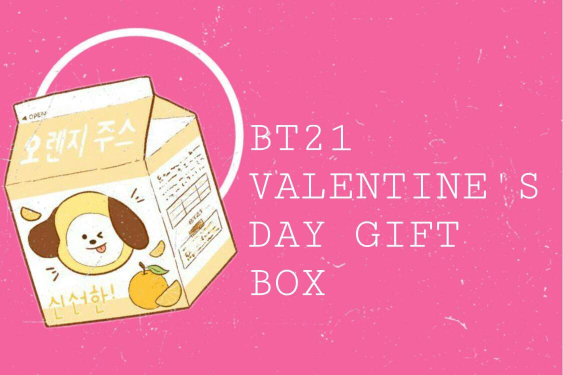 BT21 VALENTINE'S BOX. YoonMin Amino Amino