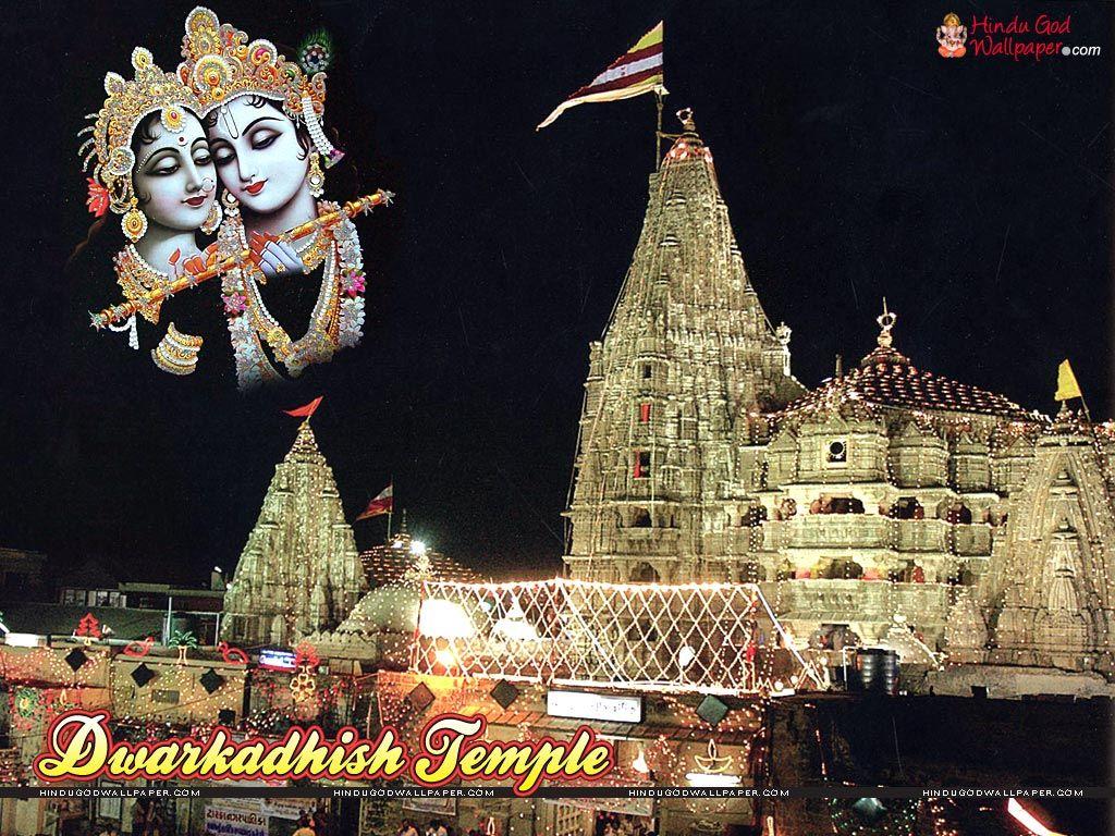 Dwarkadheesh Temple Wallpaper Download. Wallpaper, Wallpaper downloads, Temple picture