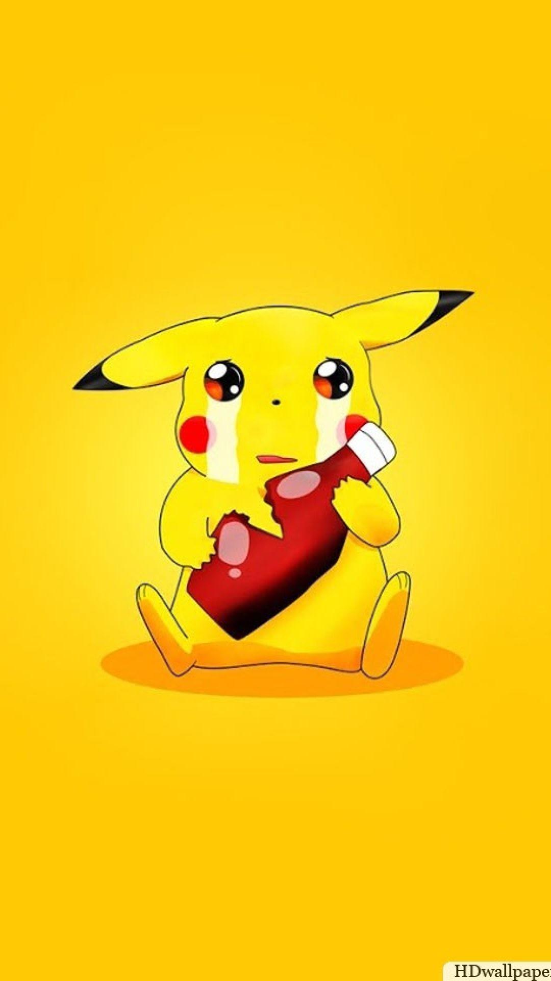 Cute Pikachu Image Wallpaper iPad Wallpaper