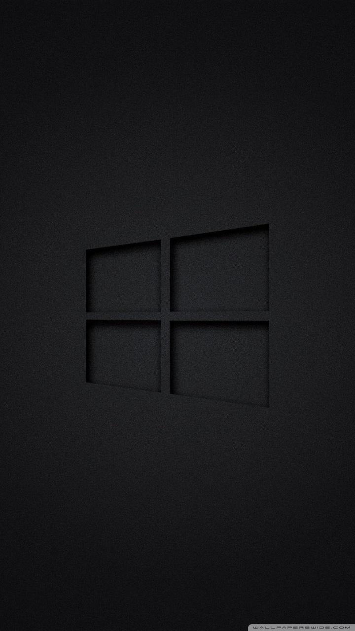 Windows 10 Black Ultra HD Desktop Background Wallpaper for 4K UHD