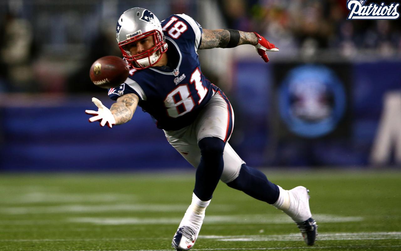 Free download Wallpaper Widescreen Aaron Hernandez HD Wallpaper