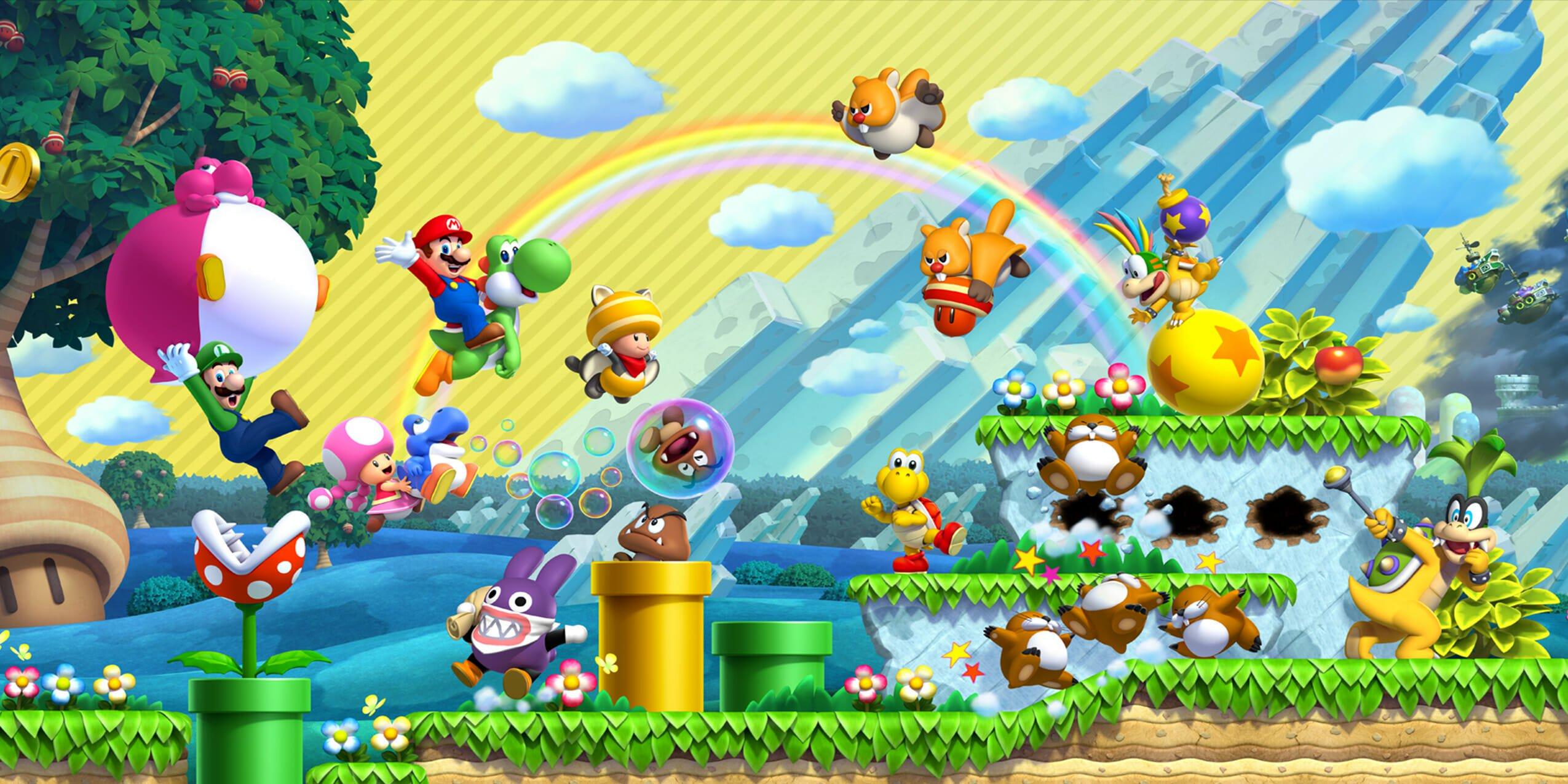 New Super Mario Bros U Deluxe Wallpaper