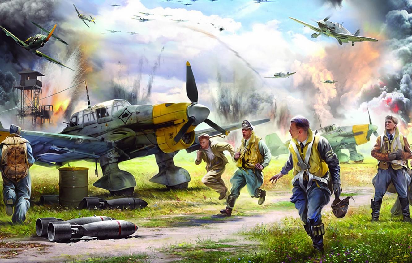 Wallpaper fighter, Germany, Bomber, Bf- Ju- Me- Ivan