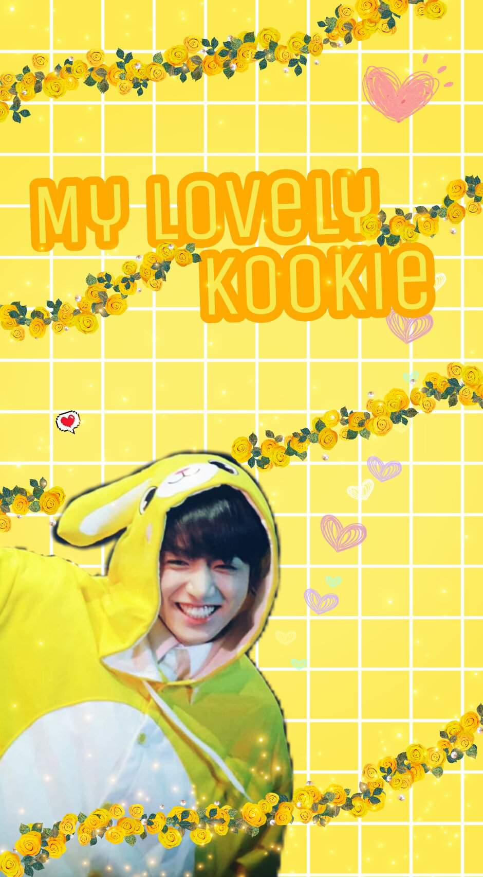 Here is a yellow aesthetic wallpaper of jungkook. ARMY's Amino