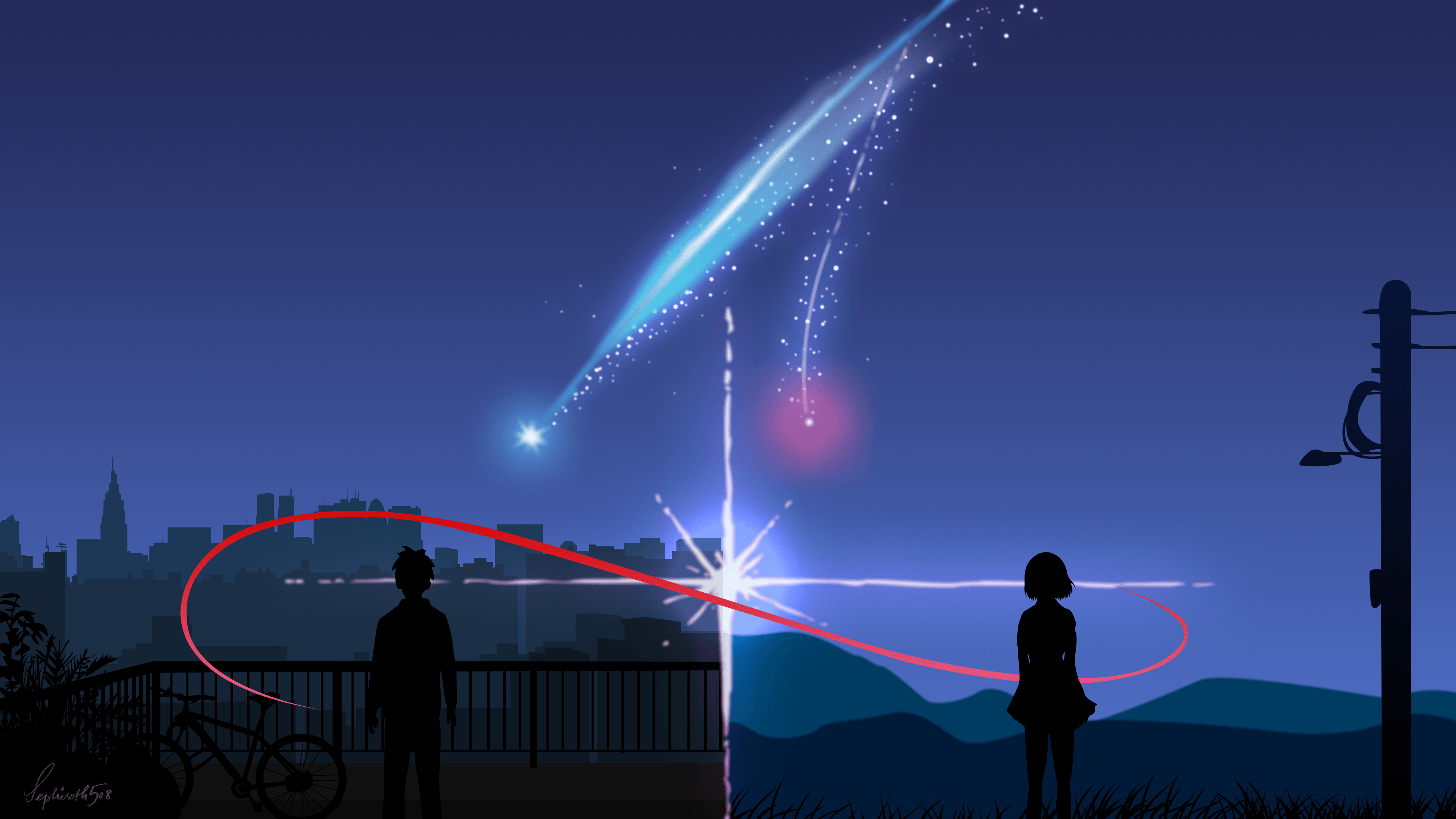 Your Name 4k Ultra HD Wallpaper. Background Imagex2160
