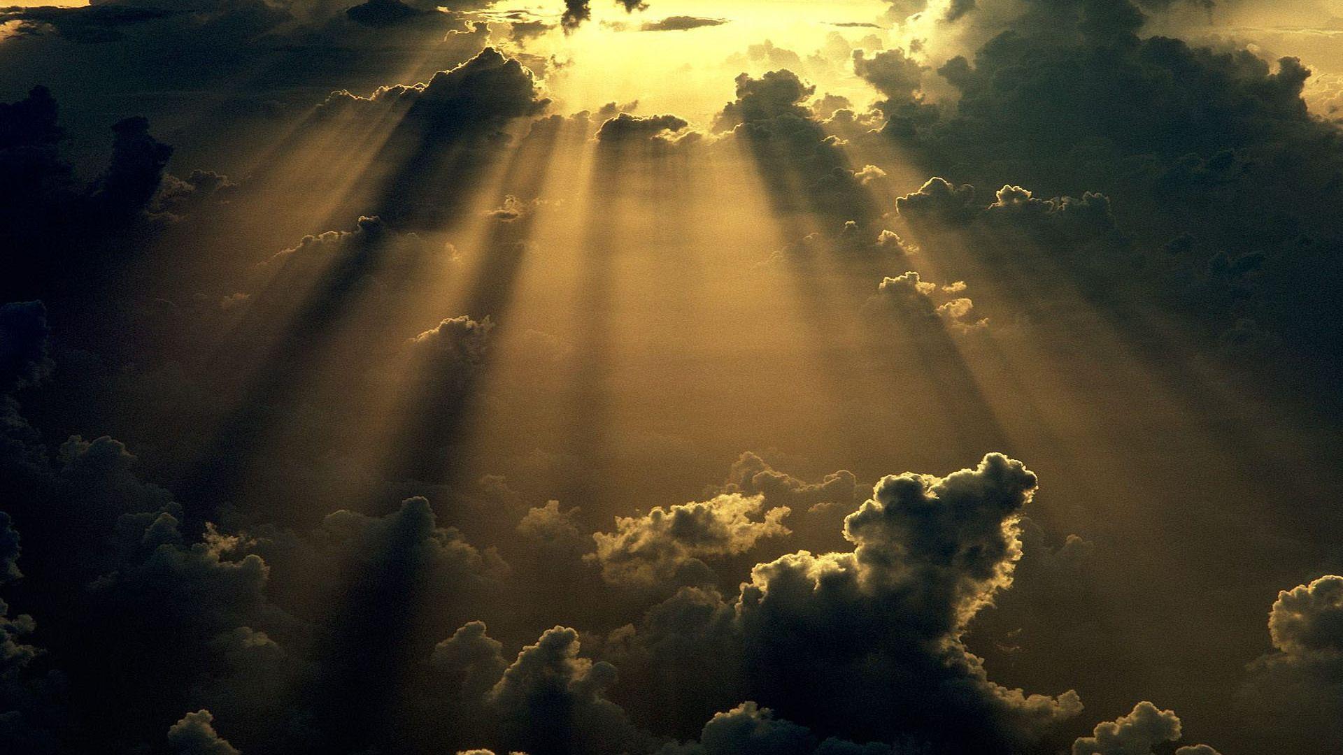 Sun Shining Through Clouds wallpaper. Clouds, Nature, Sky
