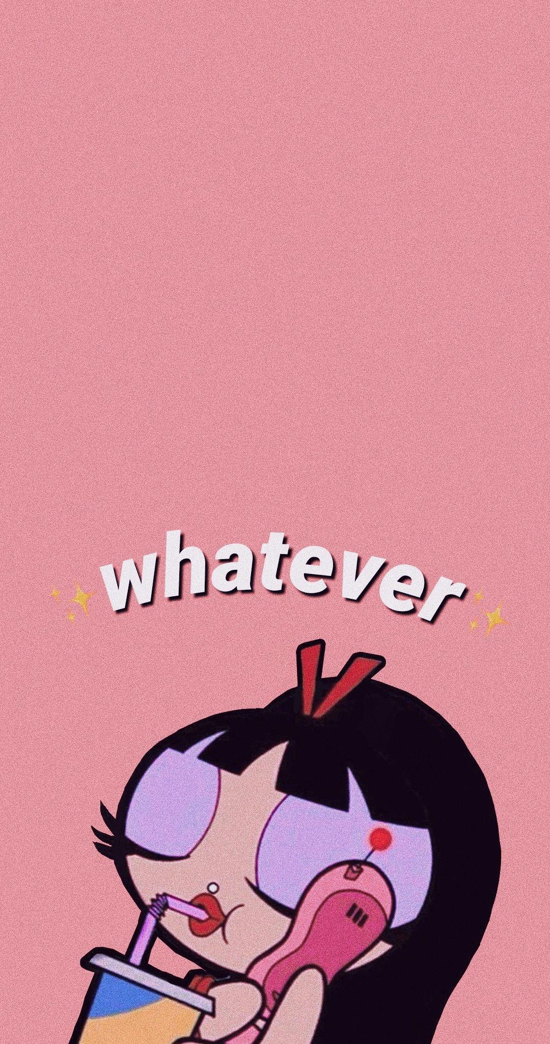 buttercup #powerpuffgirls #lockscreen #wallpaper #pink