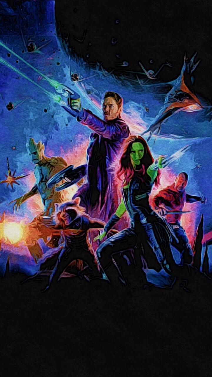 Guardians of the Galaxy wallpaper for iPhone and iPad