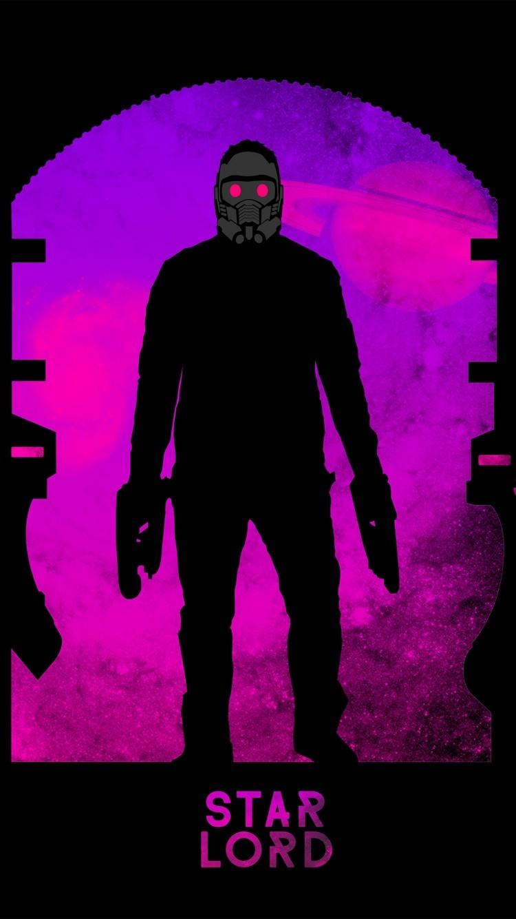 Download 750x1334 Guardians Of The Galaxy, Star Lord Wallpaper