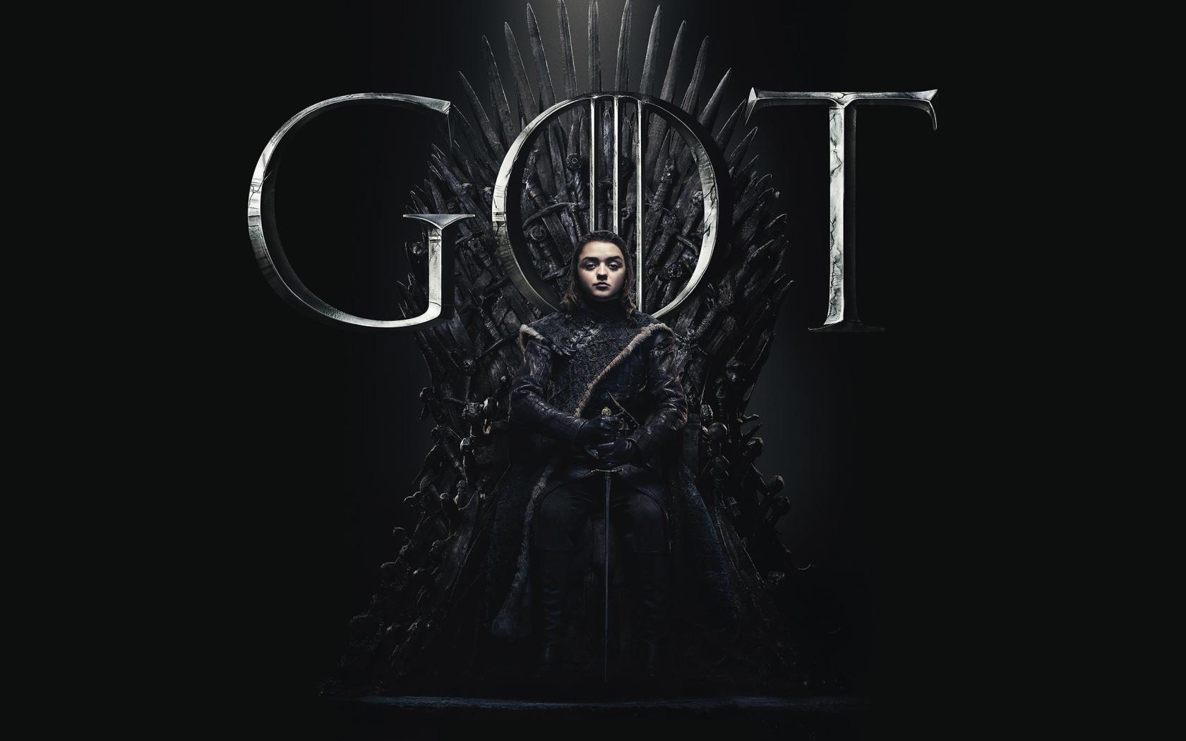 Arya Stark Game Of Thrones Season 8 Poster 1680x1050