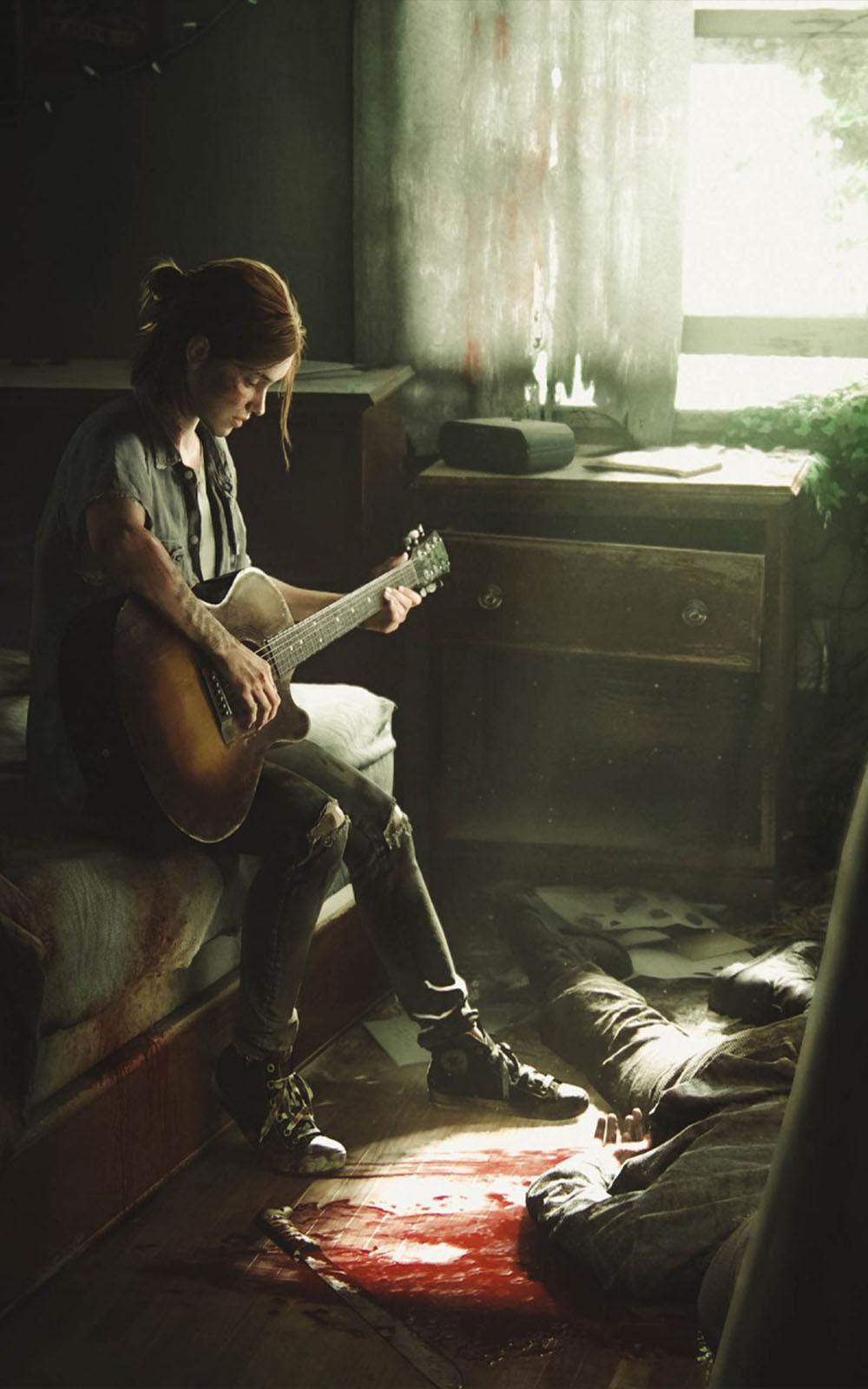 Ellie in The Last of Us 2 Free HD Mobile Wallpaper