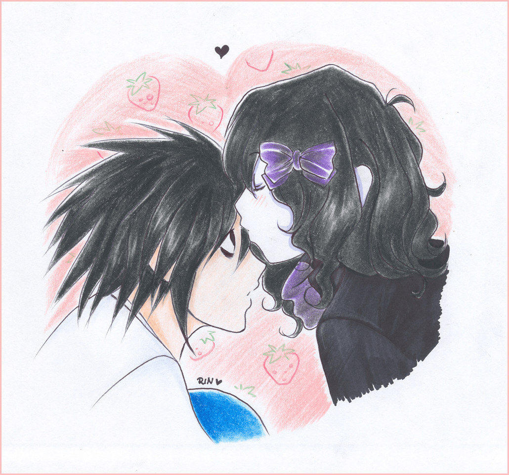Featured image of post Anime Chibi Forehead Kiss Anime boy anime couple anime girl kiss monochrome