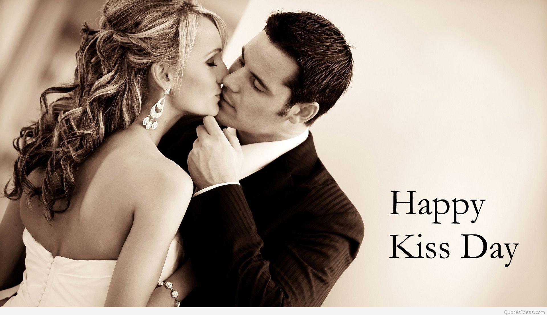 Happy Kiss Day Valentine's day wishes, quotes and wallpaper