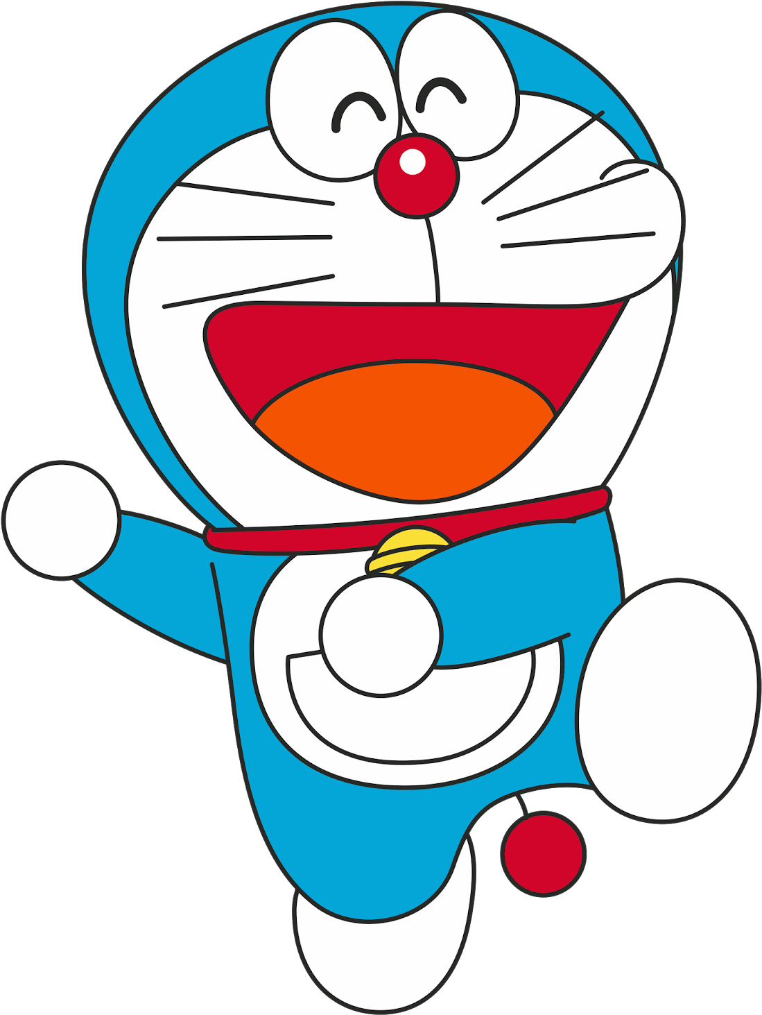 Download Doraemon On Clouds Cartoon IPhone Wallpaper | Wallpapers.com
