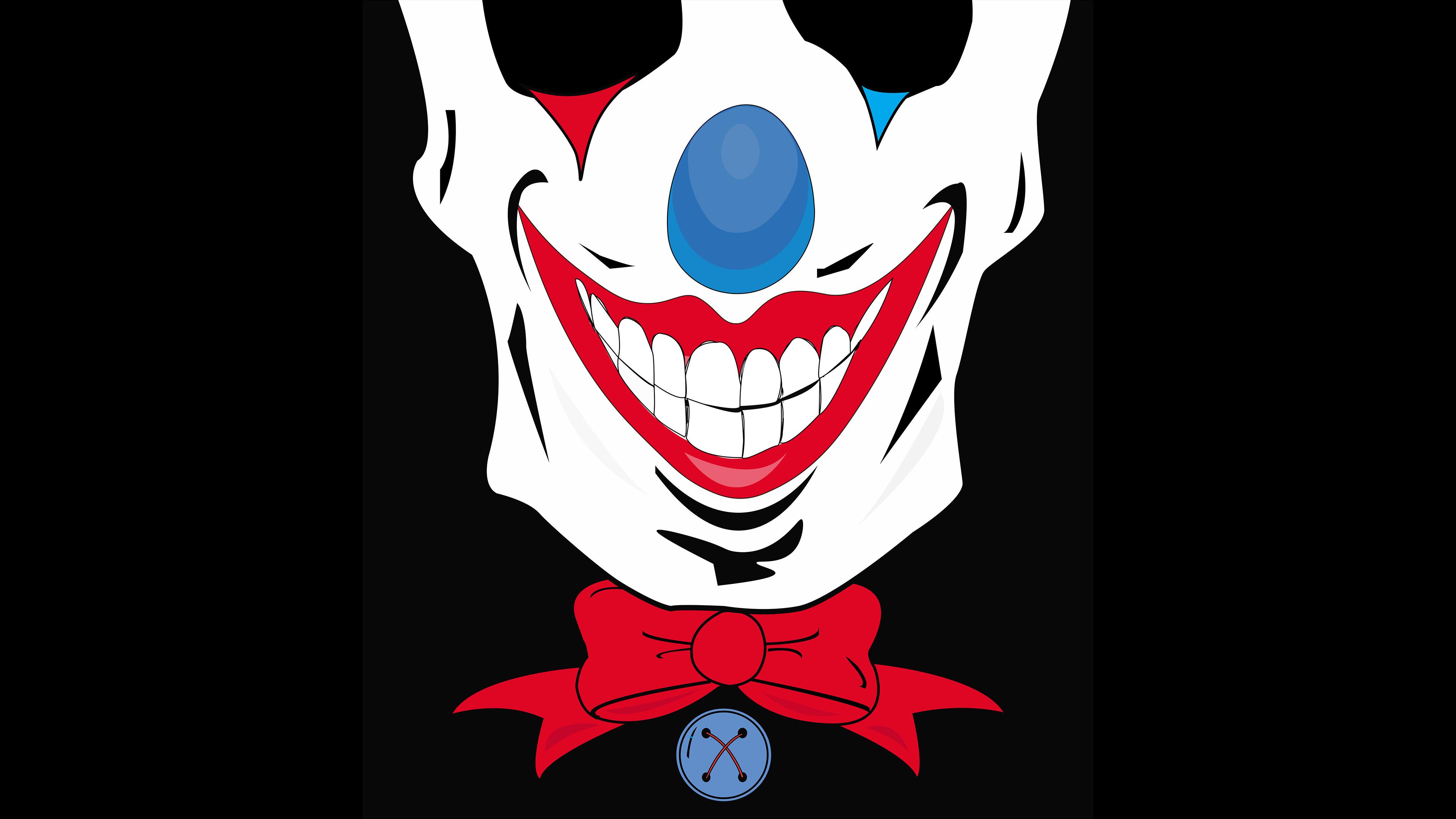 Joker Minimalist Dark, HD Artist, 4k Wallpaper, Image