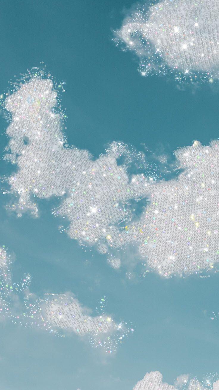 vsco #clouds #glitter #sparkling #outdoor. Glitter wallpaper