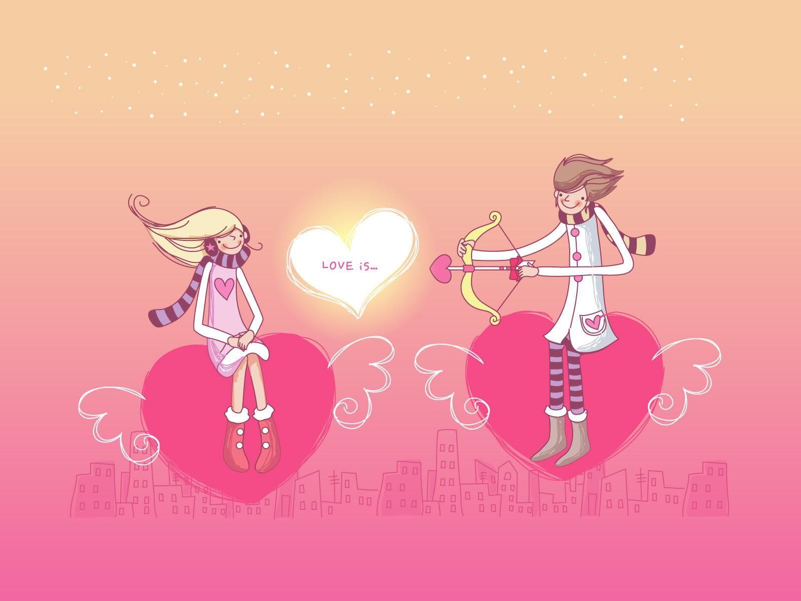 WallPapers. Valentines day cartoons
