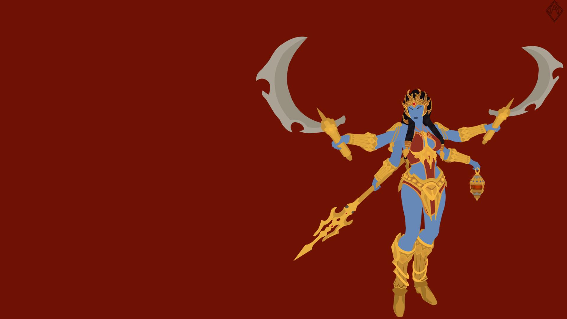 Smite. Kali Minimalist Wallpaper, Jay R