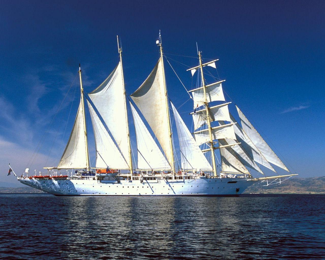 White Sails. Sailing ships, Sailing, Boat