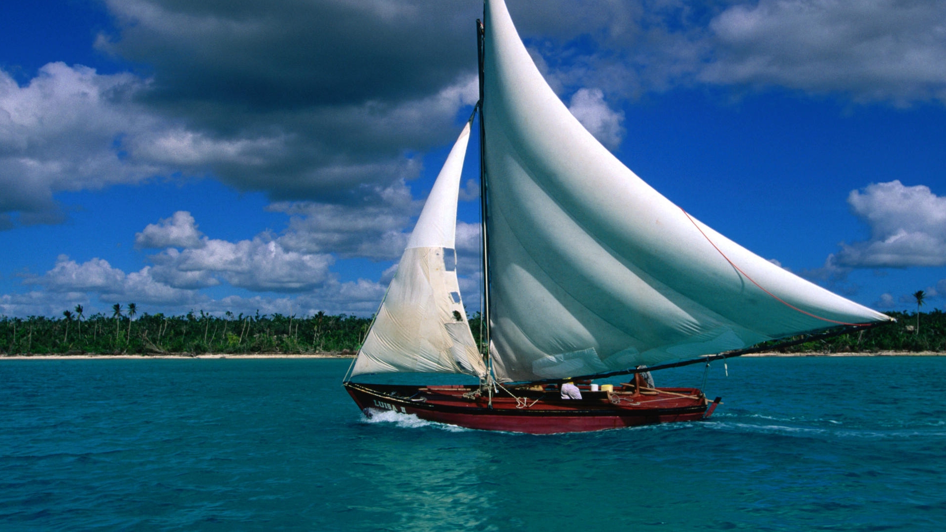 Sailing ship wallpaper. Sailing ship
