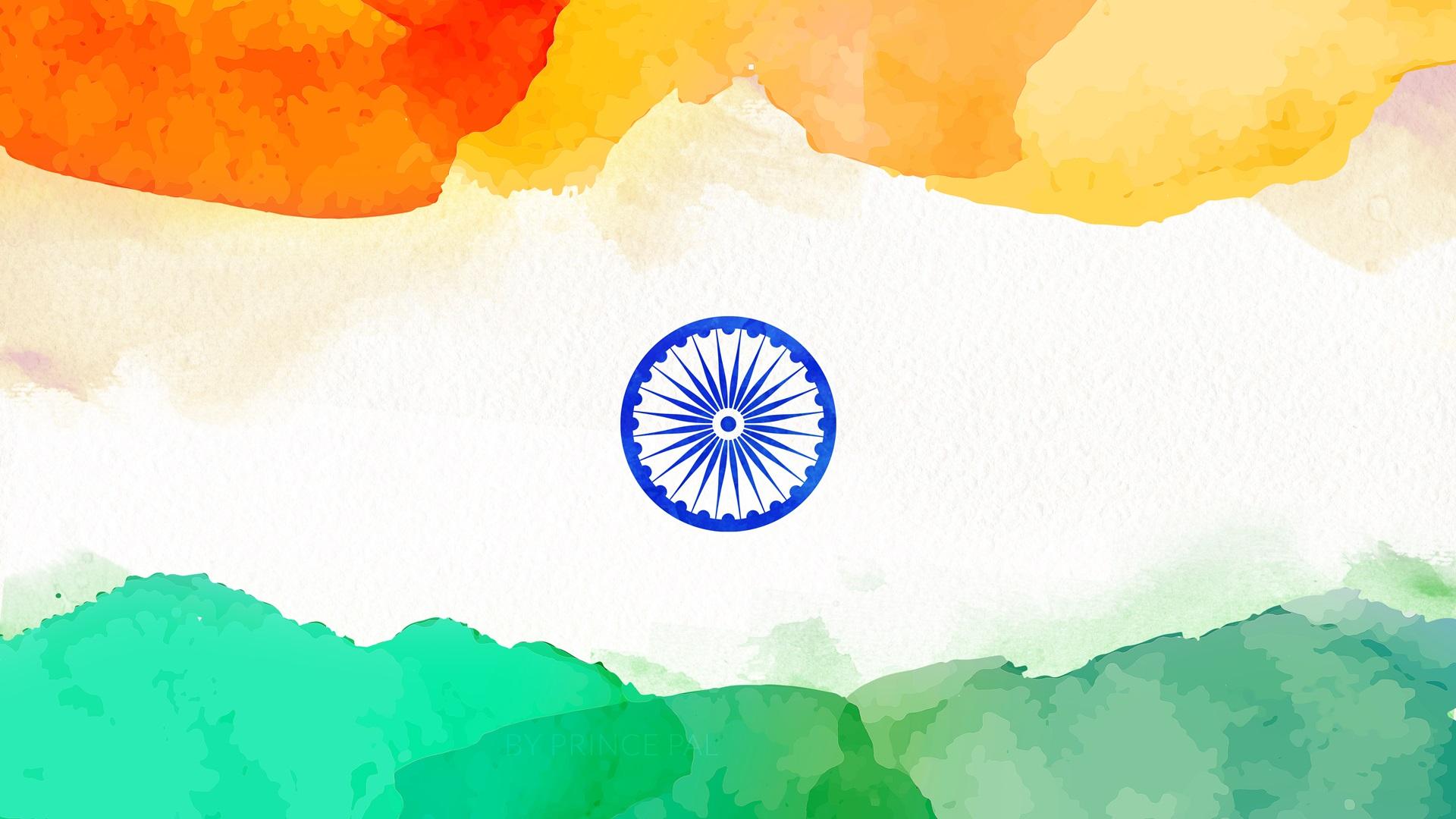 Indian Flag Happy Independence Day HD Wallpaper