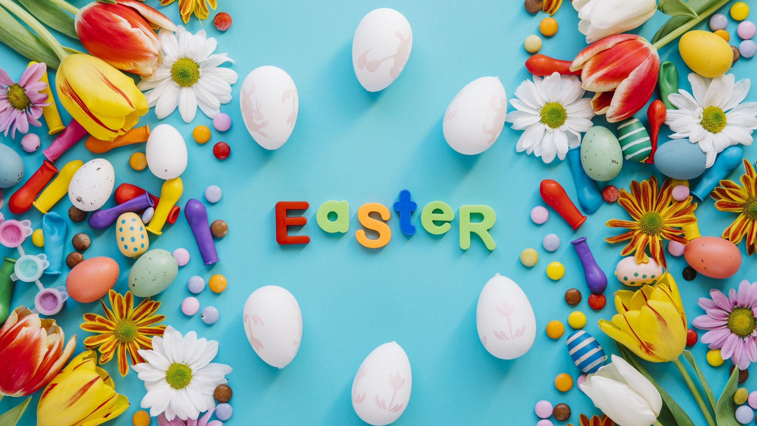 Easter 4K wallpaper for your desktop or mobile screen free and easy to download