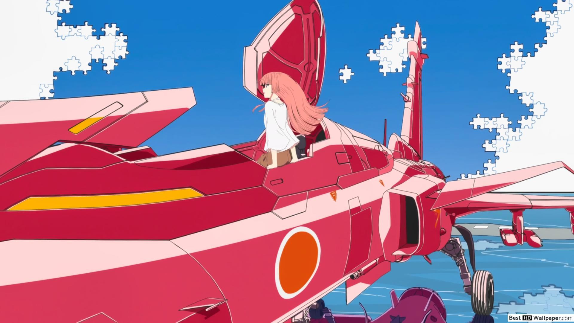 Girly Air Force Anime HD wallpaper download