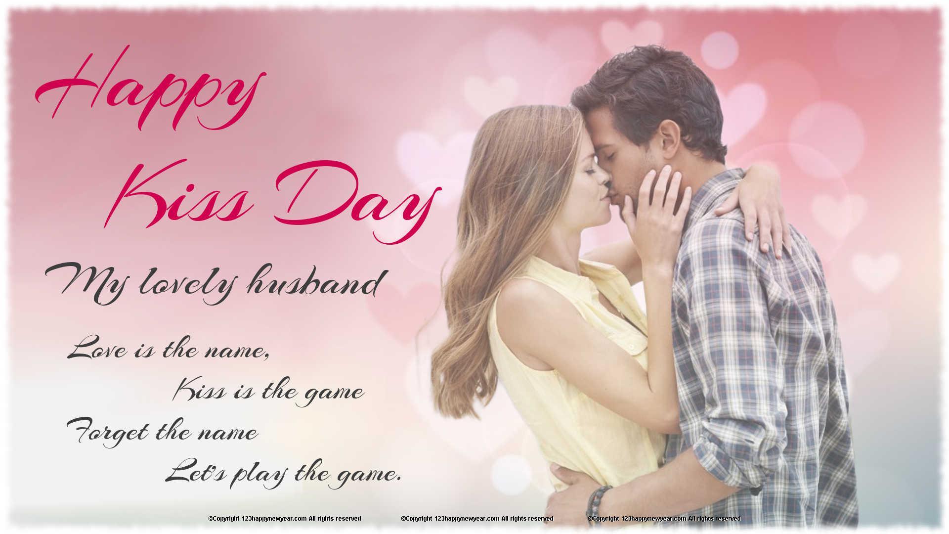 Kiss day wallpaper for husband