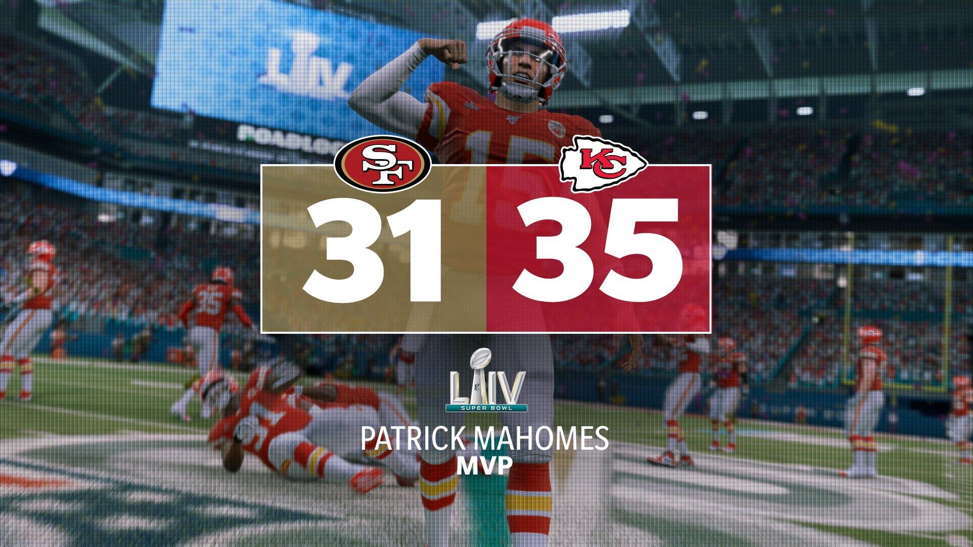 Kansas City Chiefs Win Super Bowl LIV Over the San Francisco 49ers